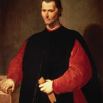 Retrato de Maquiavelo por Santi di Tito
