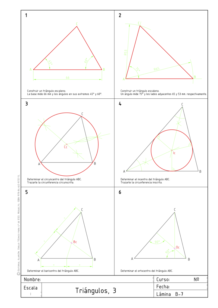 Epva 4º Eso LÁmina 07 TriÁngulos 3 Blog De Epva 8692