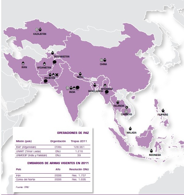 conflictos en 2011_Asia