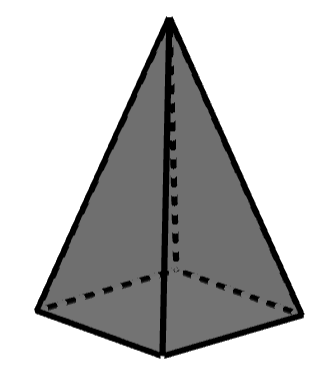 pirámide cuadrangular