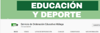 Canal de Youtube Servicio de Ordenación Educativa Málaga