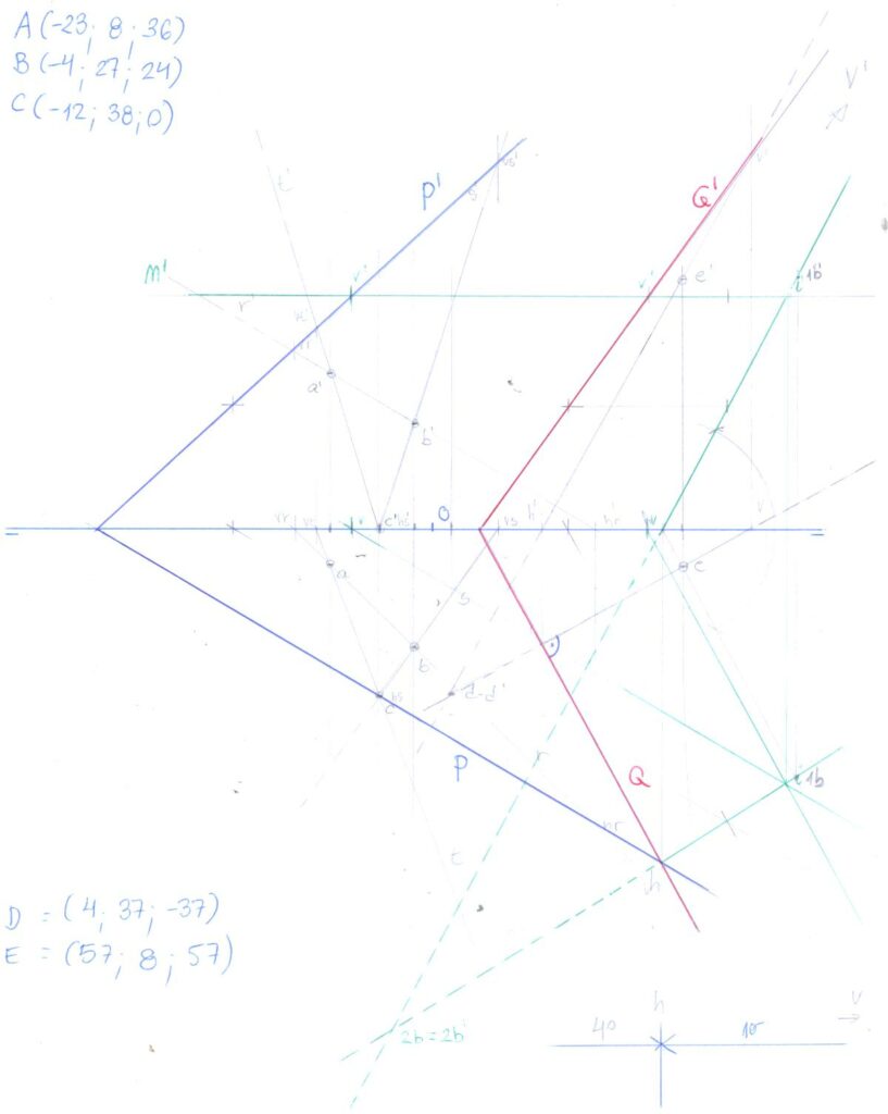 Examen De Recuperación De La Primera Parte Del Sistema Diédrico A ...