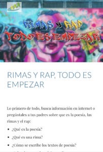 WEB: Rimas y RAP. Todo es empezar
