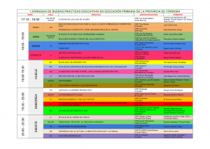 Organigrama de las Jornadas: