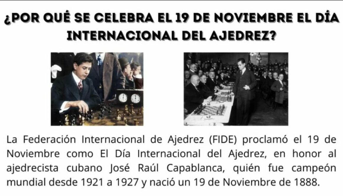 Día del Ajedrez  🎉♟️