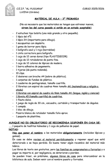 3º DE PRIMARIA
