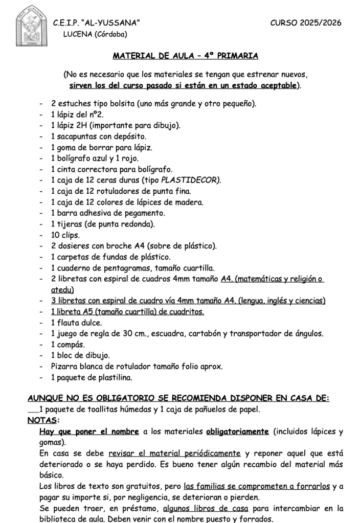 4º DE PRIMARIA