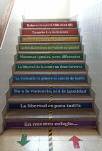 Frases de Igualdad en la escalera 1