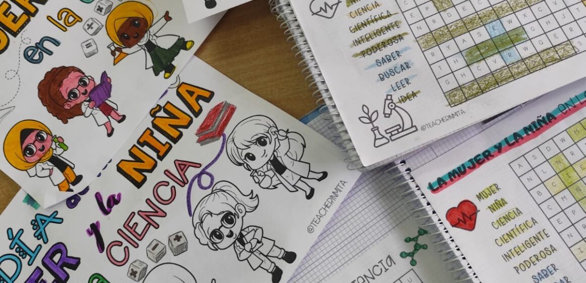 Día de la mujer y la niña en la ciencia en cuarto de primaria.