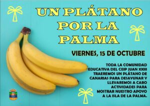 Un plátano por La Palma