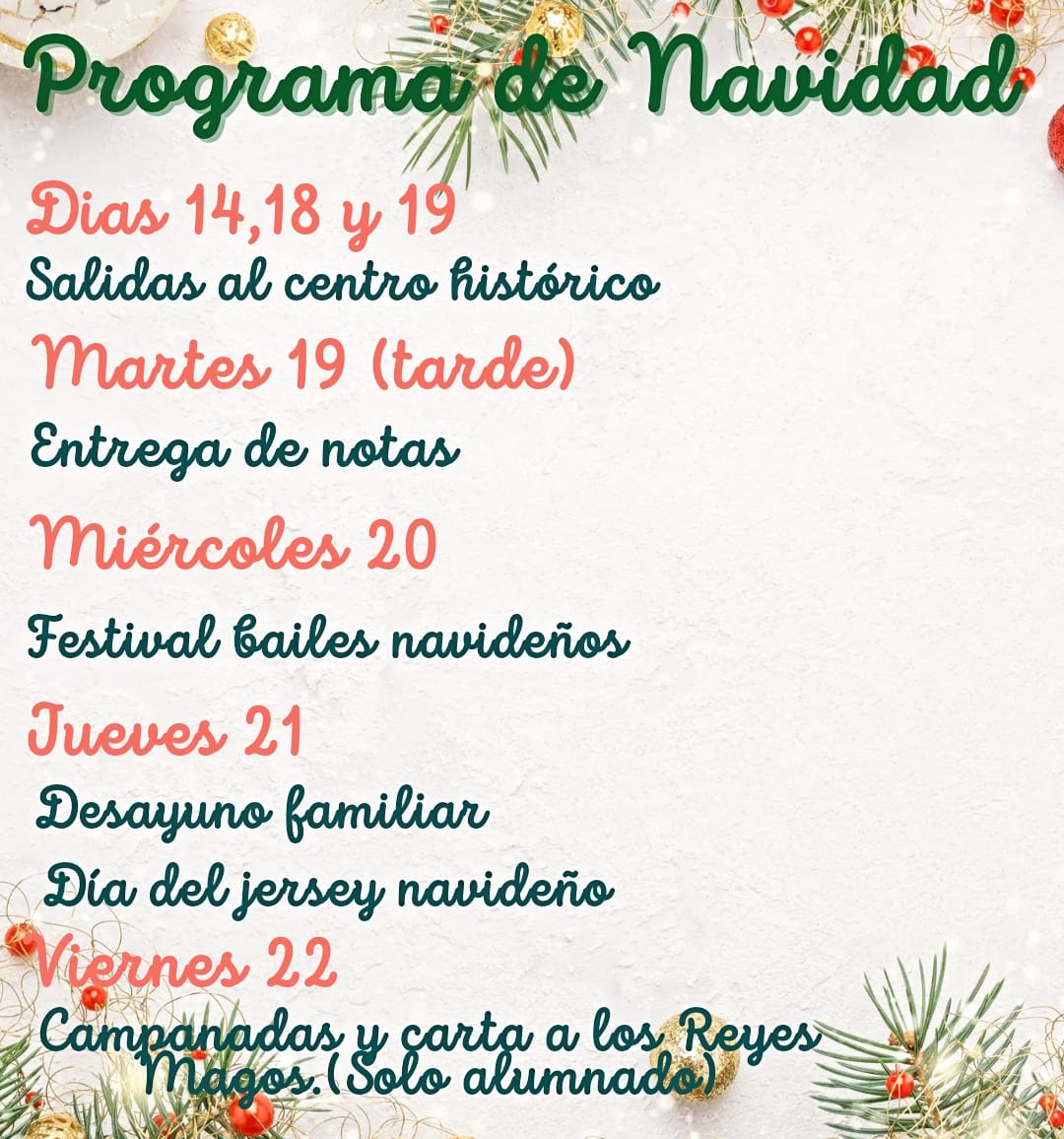 Programa de Navidad