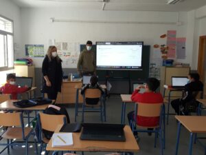 alumnado de 3º y 4º primaria