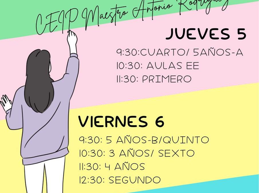 PRIMERAS REUNIONES CON LAS FAMILIAS – CURSO 2024/2025