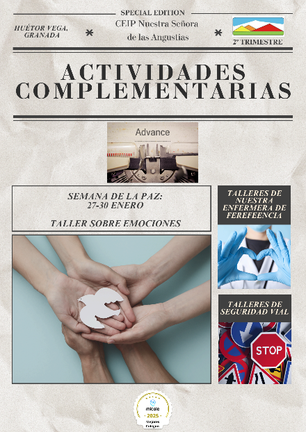 Avance de las actividades complementarias del 2º trimestre