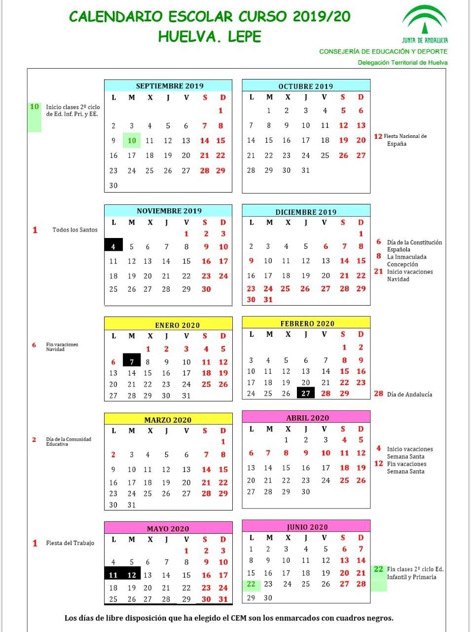Calendario Escolar 2018 2019 Un Dia Mas De Vacaciones De Semana Santa