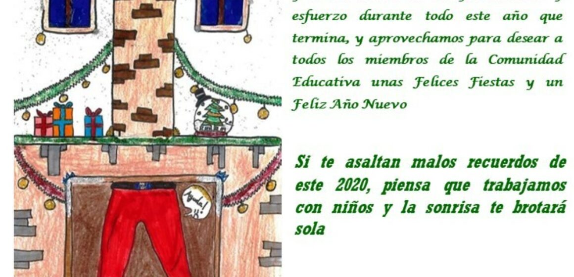 Felicitación navidad para enviar 2020