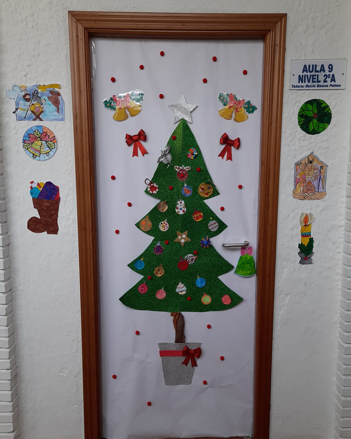 Decoración Puertas Navidad 2020 Ceip Ramón Hernández Martínez 0481