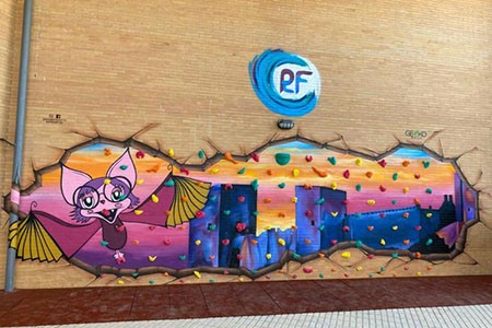Estrenando nuestro Rocódromo