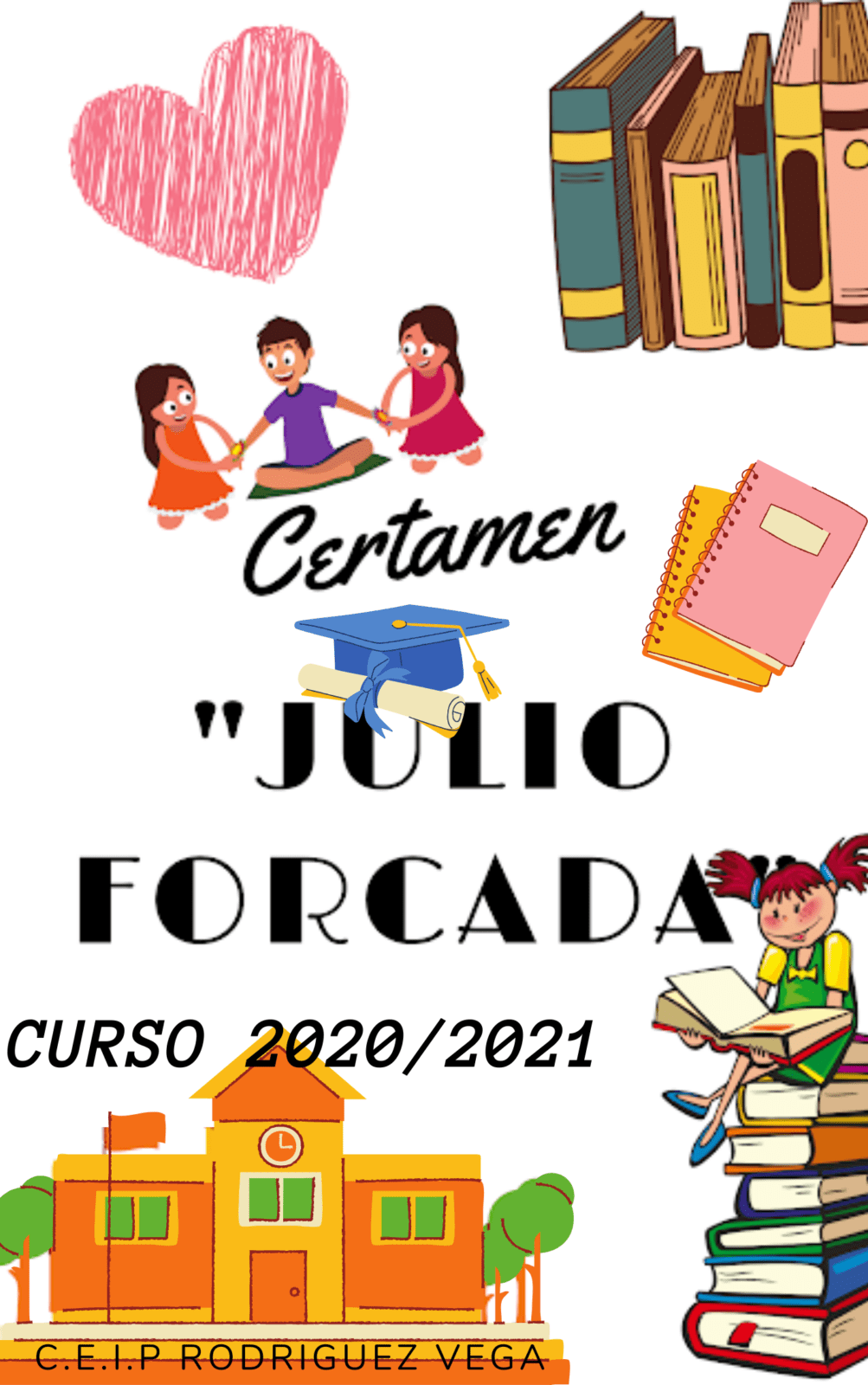Portada del Libro del Certamen Julio Forcada (2020-2021)