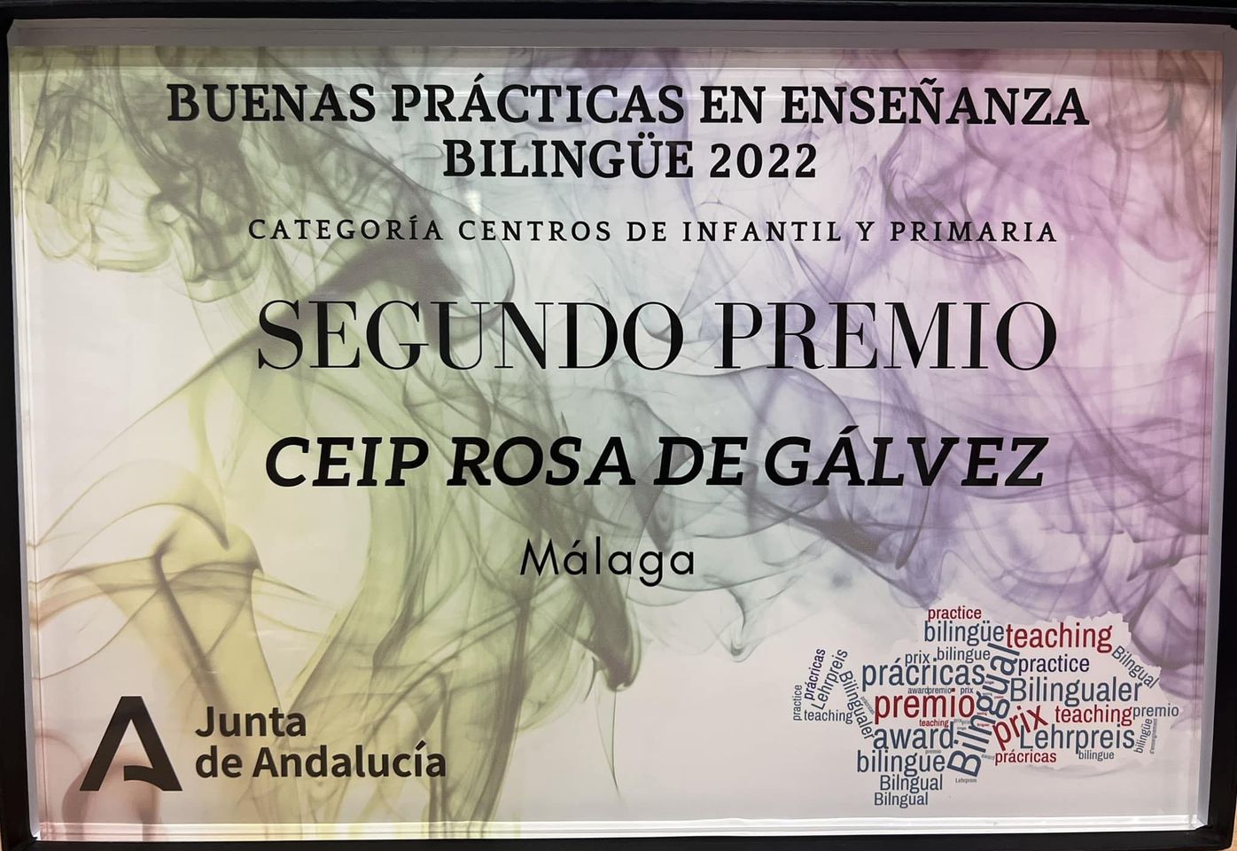 Segundo Premio a las Buenas Prácticas Bilingue