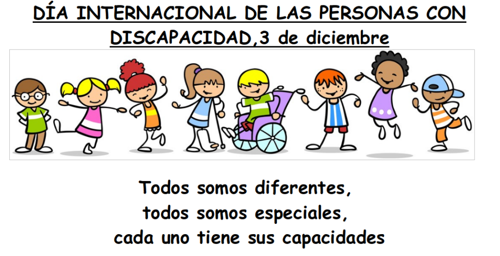 3 diciembre – Día Internacional de las Personas con Discapacidad | CEIP San  Sebastián de Mijas