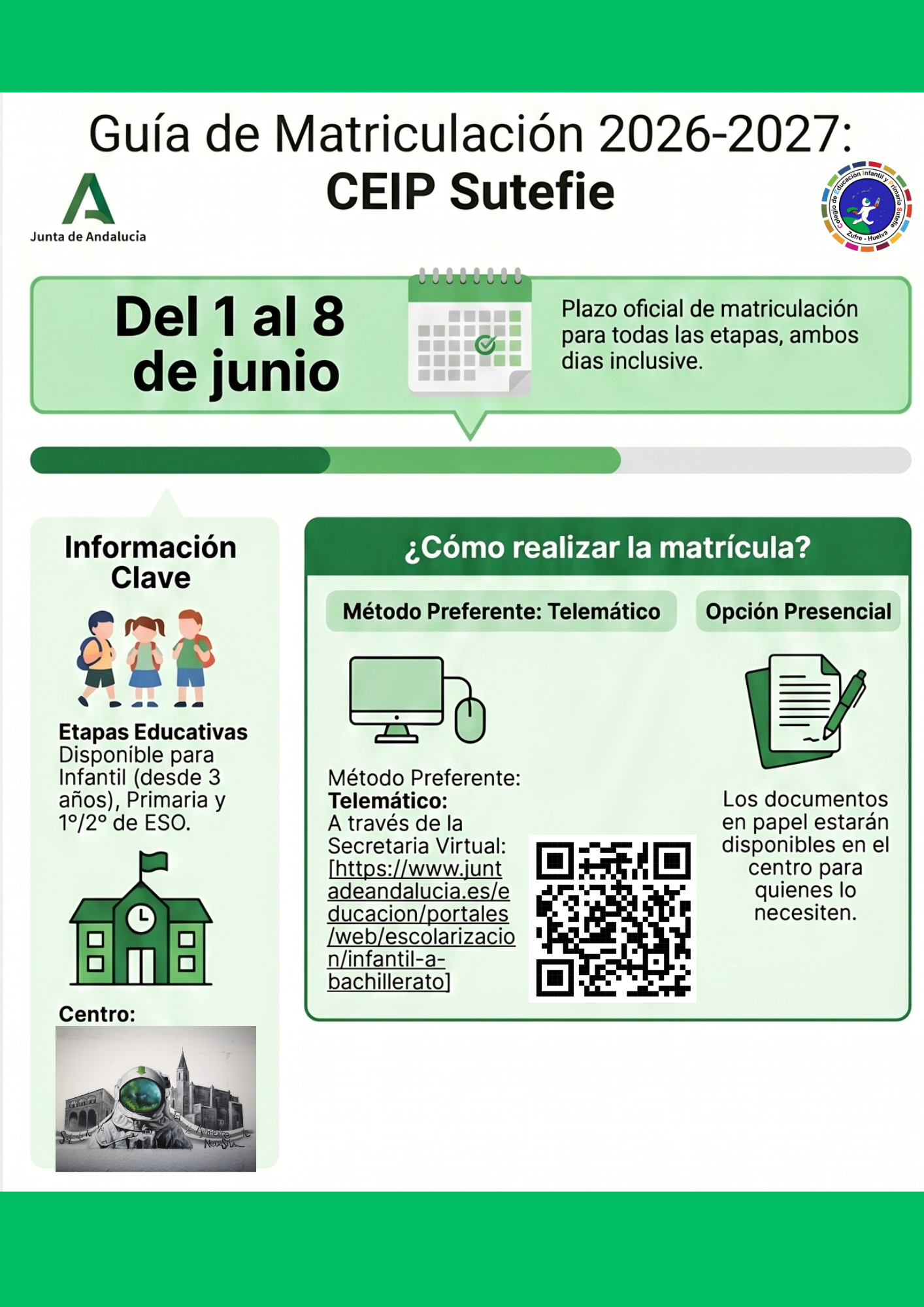 Matriculación 2026/27