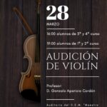 Audición de violín