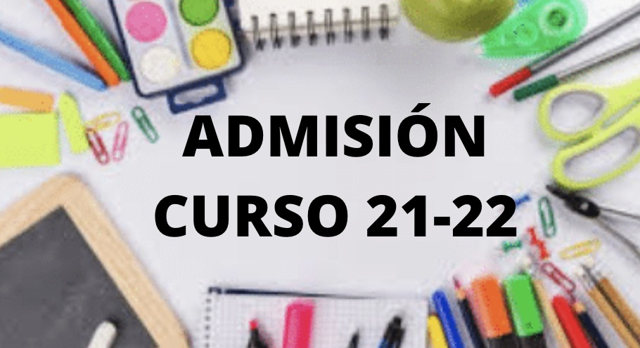 Publicación de admisión del alumnado.