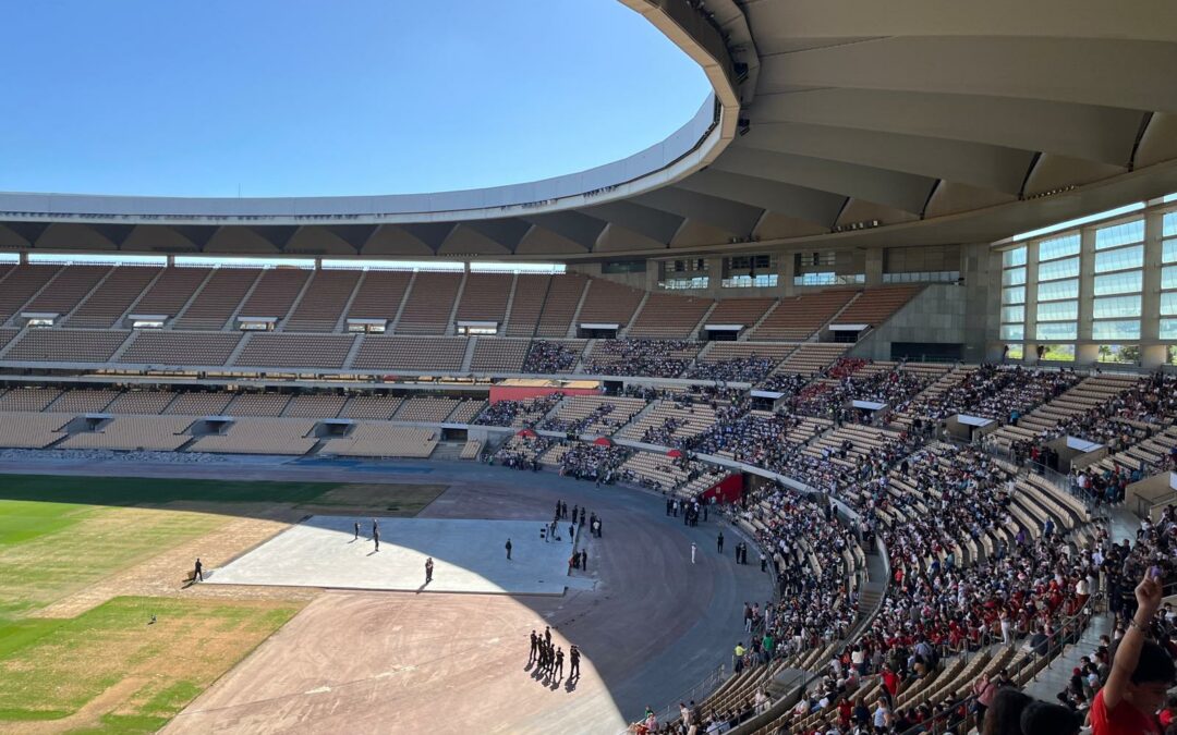 Excibición de la Policía en el Estadio Olímpico. 14 de mayo de 2024