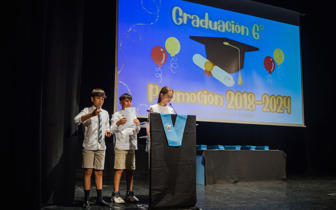 Graduación de 6º 2024. Cursos de 6º