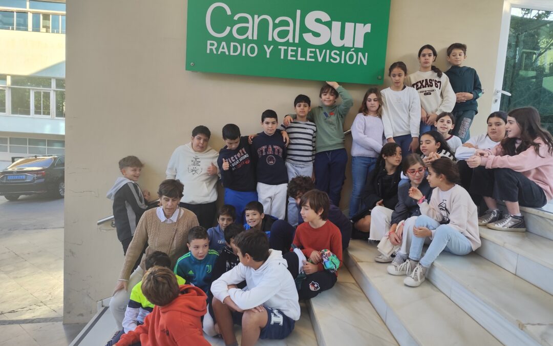 Visita al Canal Sur. Cursos de 6º
