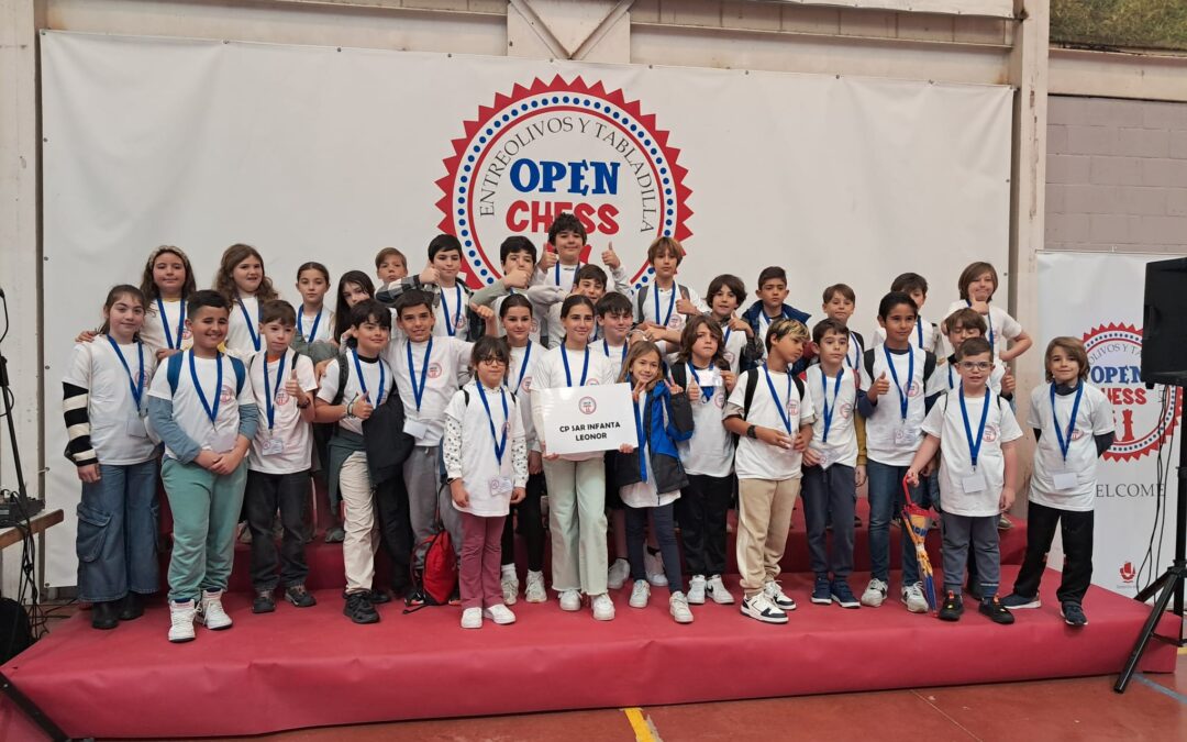 VI Edición del torneo de ajedrez OPEN CHESS. Alumnado de 3º a 6º