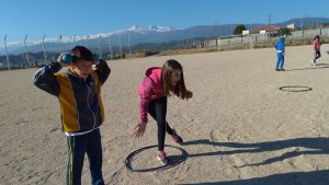Carla y Mariano, ases de la petanca
