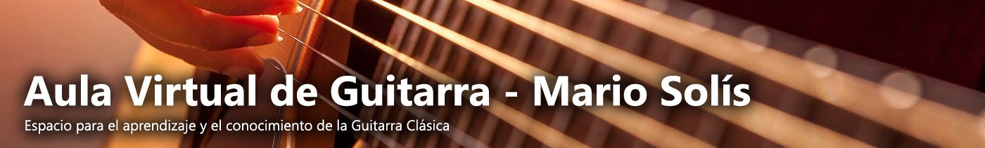 Aula Virtual de Guitarra de Mario Solís