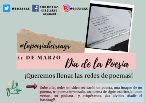 Primavera de los Poemas | Blog Delegación de Desarrollo Educativo y  Formación Profesional de Granada