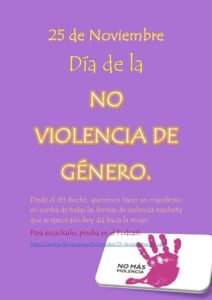 Día de la NO Violencia de género.