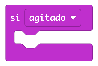 Bloque al agitar placa