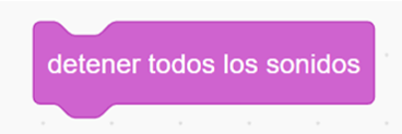 Bloque detener sonidos