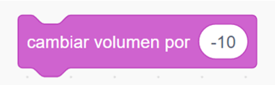 Cambiar volumen