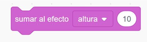 sumar al efecto altura
