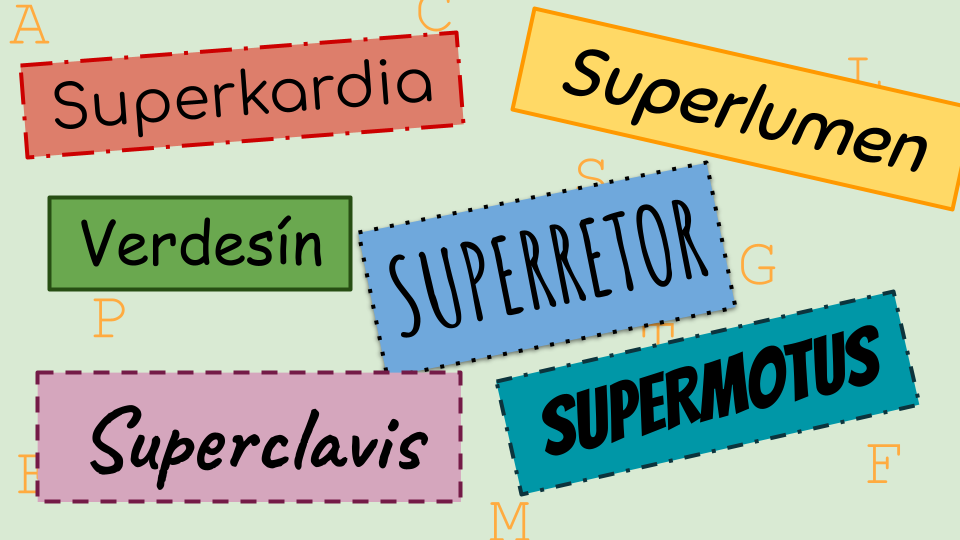 ¿Recuerdas qué eran todos estos nombres en nuestra carta?