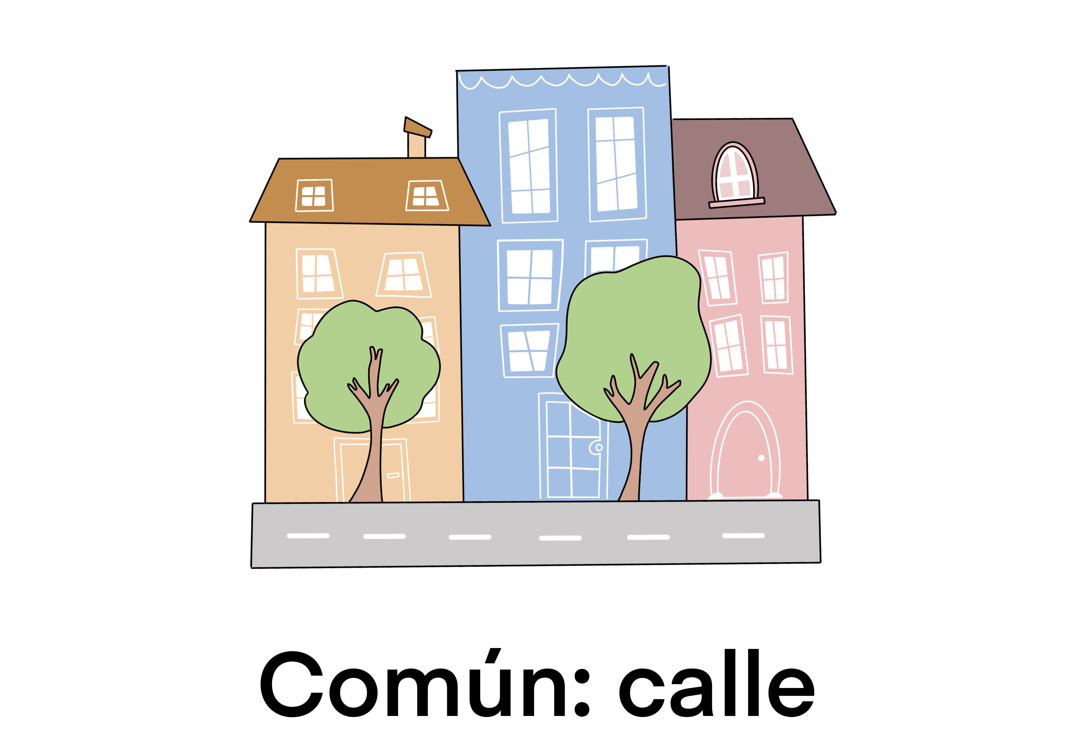 Común: calle