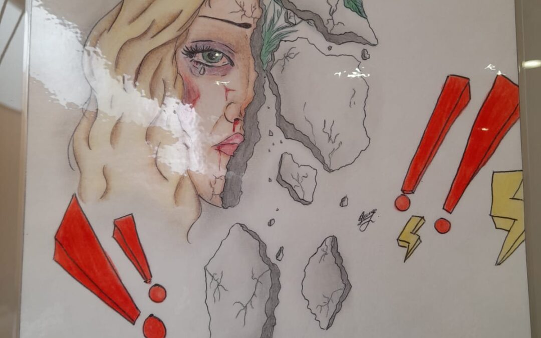 I Concurso de dibujo contra la violencia de género organizado por Hospital de Puente Genil.