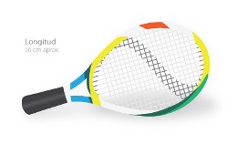 Imagen de una raqueta de blind tennis