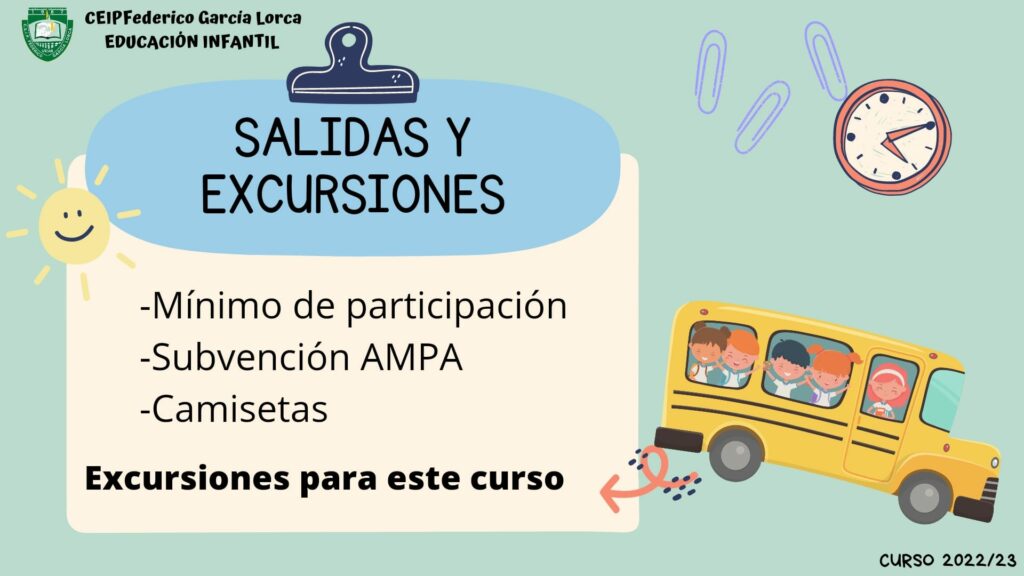 10. SALIDAS Y EXCURSIONES