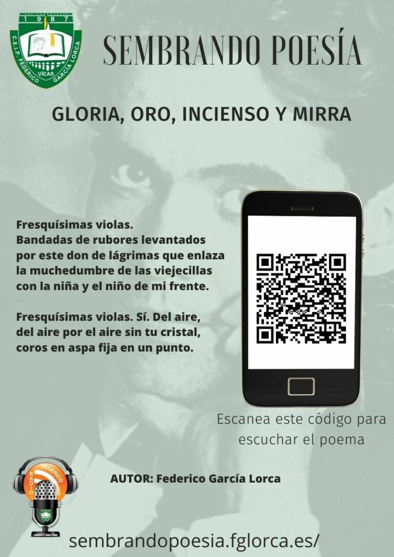 Gloria, oro, incienso y mirra