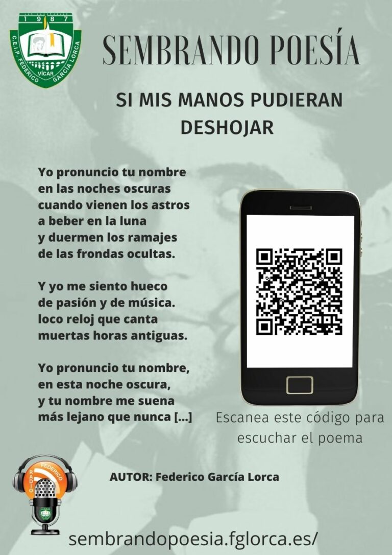 Si mis manos pudieran deshojar