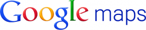 imagen de las letras en colores de google maps