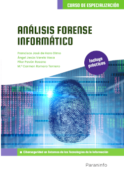 Libro Análisis forense informático de la editorial Paraninfo 2024
