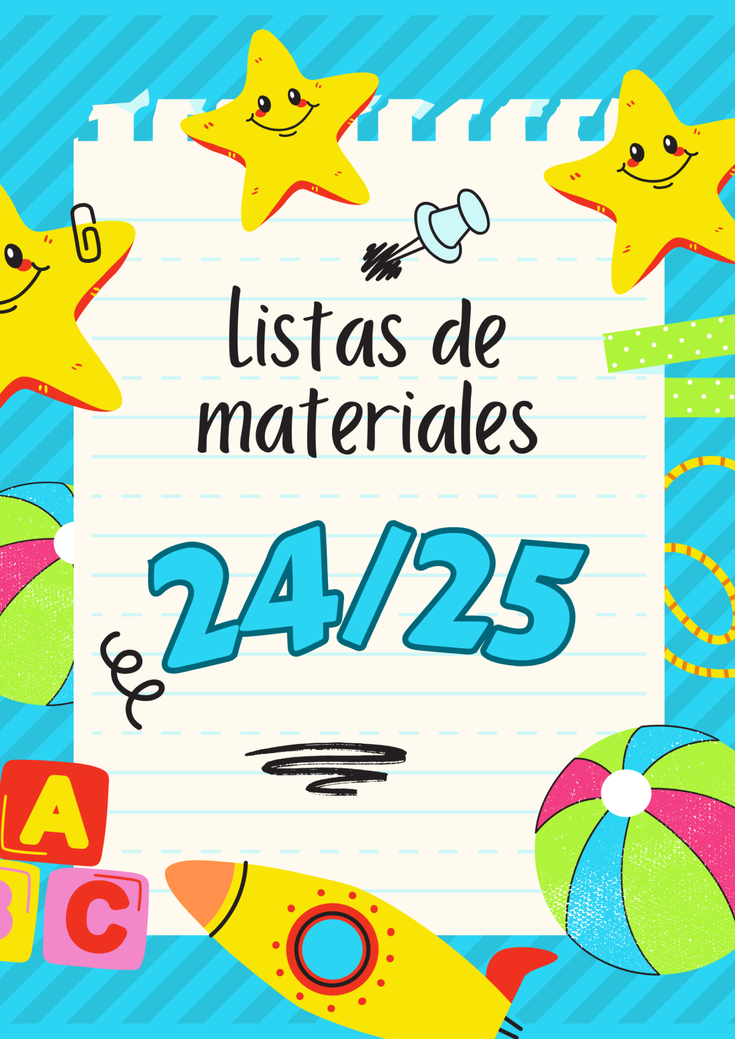 Listas De Materiales. Curso 2024/2025 - CEIP Huerta Del Carmen